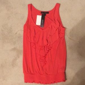 NWT Heart Soul Ruffle Tank Size S